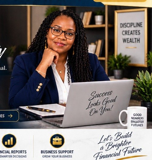 Professional Black woman working at a desk